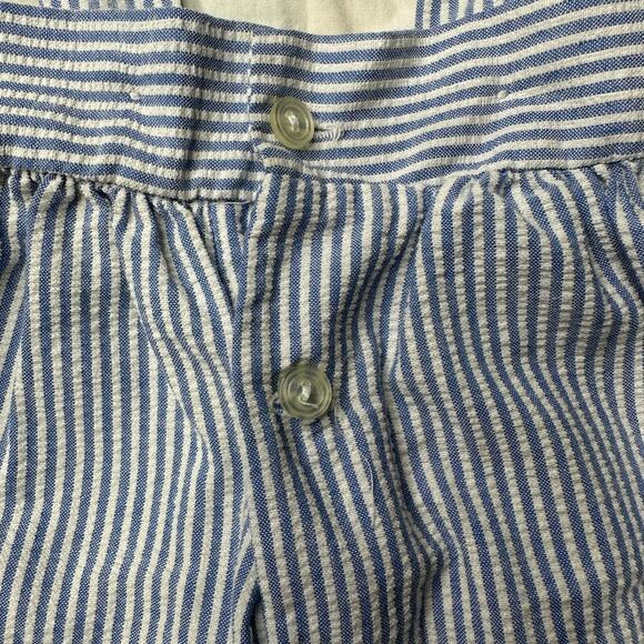 Tiny Tots Vintage 12 Month Blue White Floral Bubble Romper Outfit - Picture 6 of 9